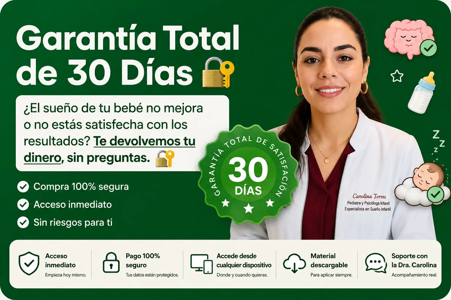 Garantía de satisfacción — Milagro del Sueño